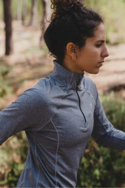 1 t shirt manches longues forest gris chine